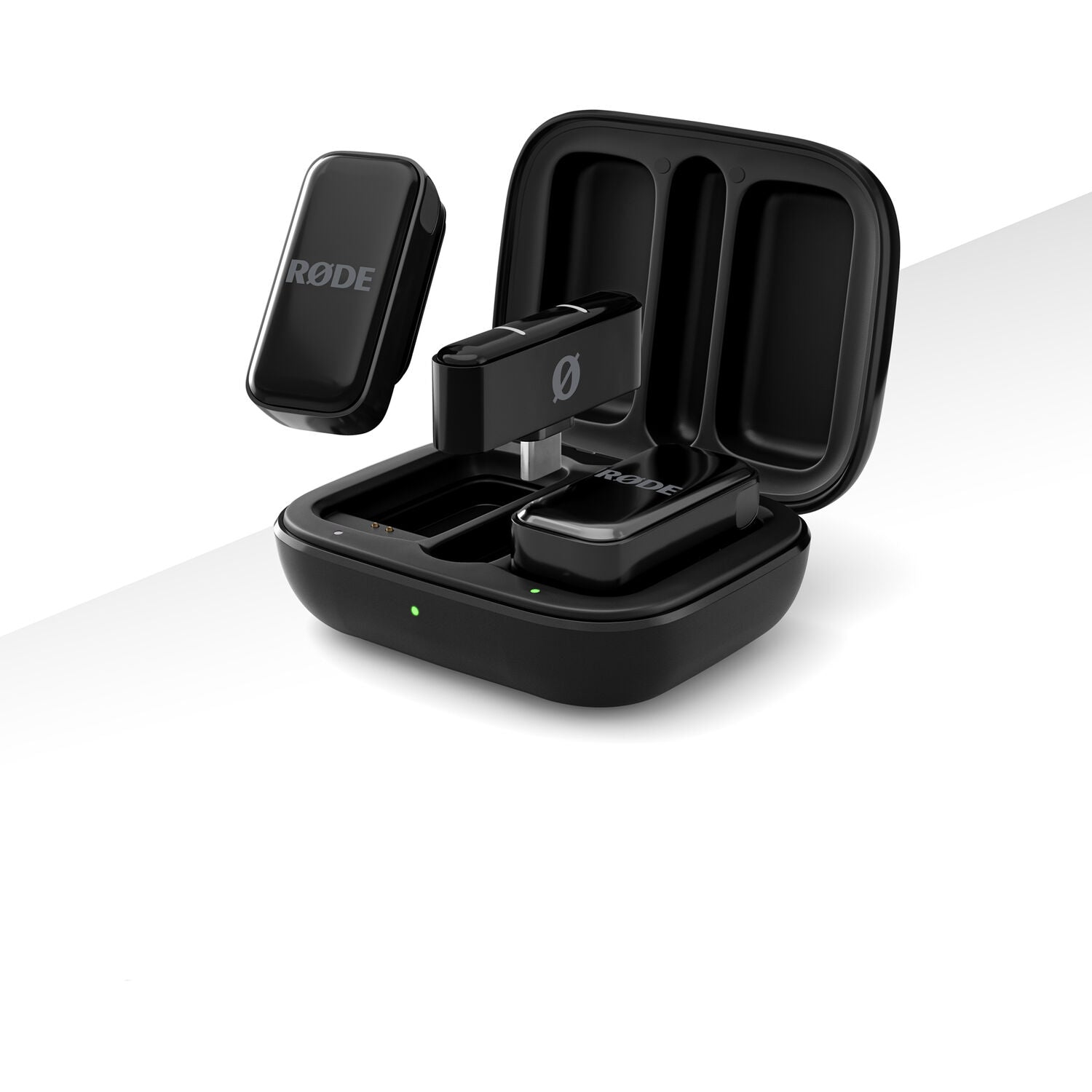 Комплект безжична брошка Rode Wireless Micro - 2бр. предавател и 1бр. двуканален приемник - Черно - Lightning