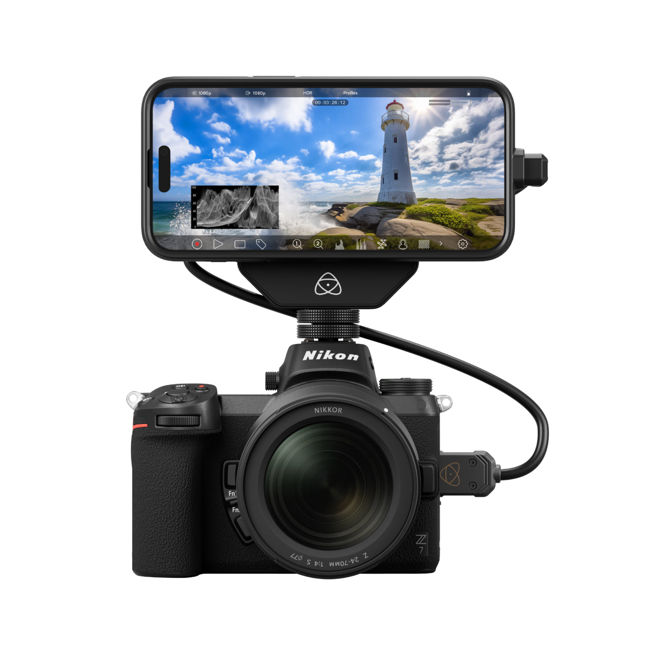 Atomos Ninja Phone - основен продукт - ко-процесор за Phone 15 Pro или Pro Max