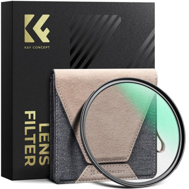K&F CONCEPT 82MM, NANO-X Pro месингова рамка, Black Mist 1/8, оптично стъкло, ултра-прозрачно
