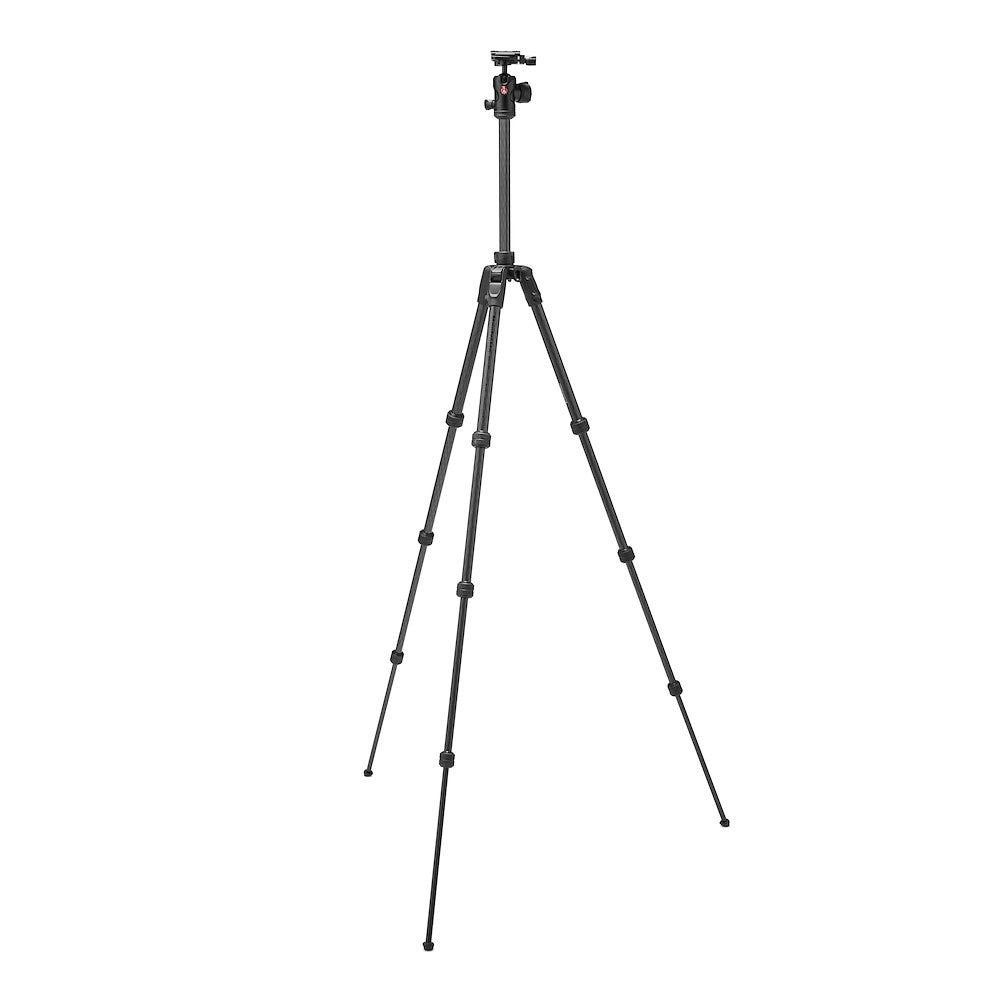 Тravel tripod kit Manfrotto Befree Advanced AS - carbon fiber - Black with twist lock