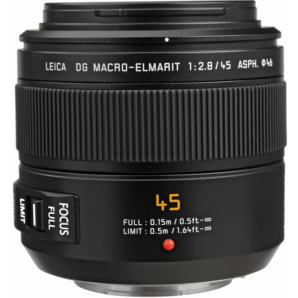 LUMIX G LEICA DG MACRO-ELMAR Len, 45mm f2.8 ASPH., Professional Micro Four Thirds, MEGA Optical I.S.