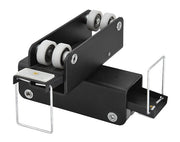 Double sliding carriage with brakes