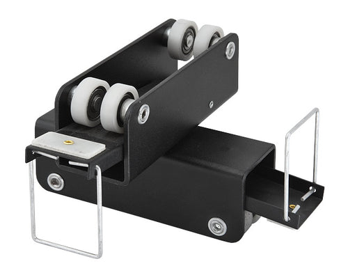 Double sliding carriage with brakes