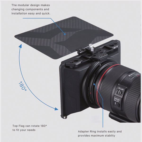 Компактен компендум - TILTA Tiltaing Mini Clamp-on Matte Box