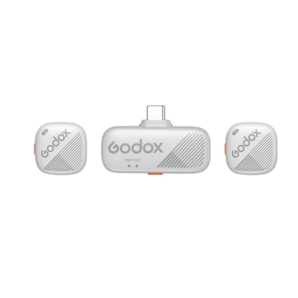 Godox Cube-SC Kit2 2.4GHz безжична микрофонна система (White)