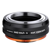 Преходник за обективи  M42 към M4/3 mount K&F Concept