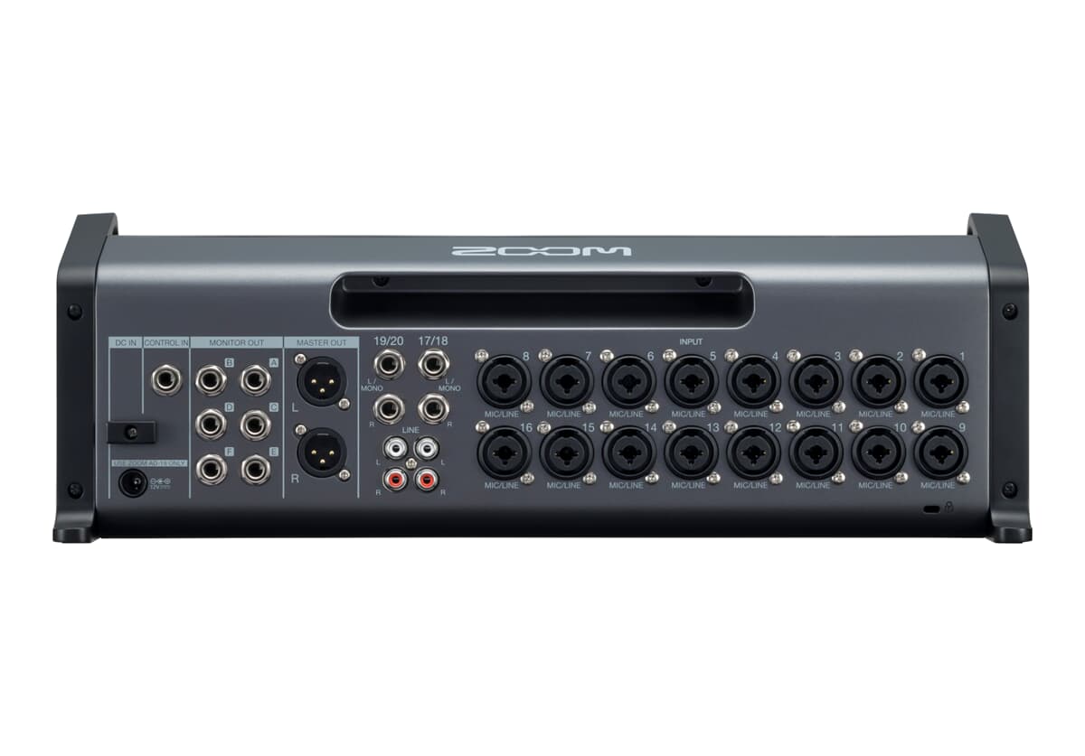 20 канален смесителен пулт с ефекти Zoom L-20R Livetrak за инсталация - Digital Mixer and Recorder