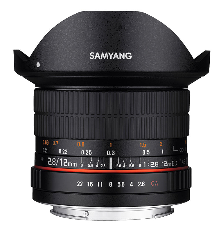 Обектив Samyang 12mm f2.8 ED AS NCS Fish-Eye за Fujifilm X