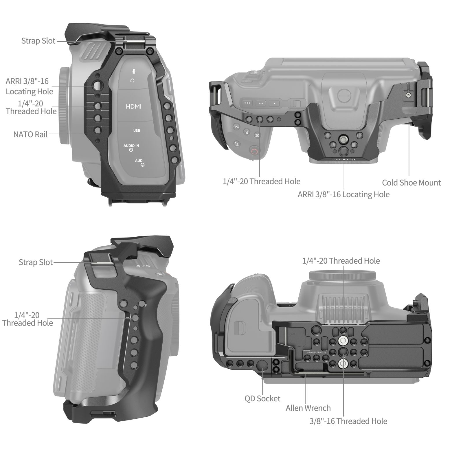SmallRig cage for Blackmagic Cinema Camera 6K