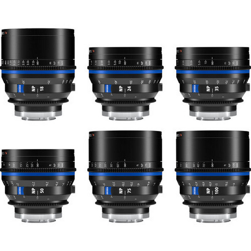 ZEISS Nano Prime Комплект 6 Обектива (Sony E, фута)