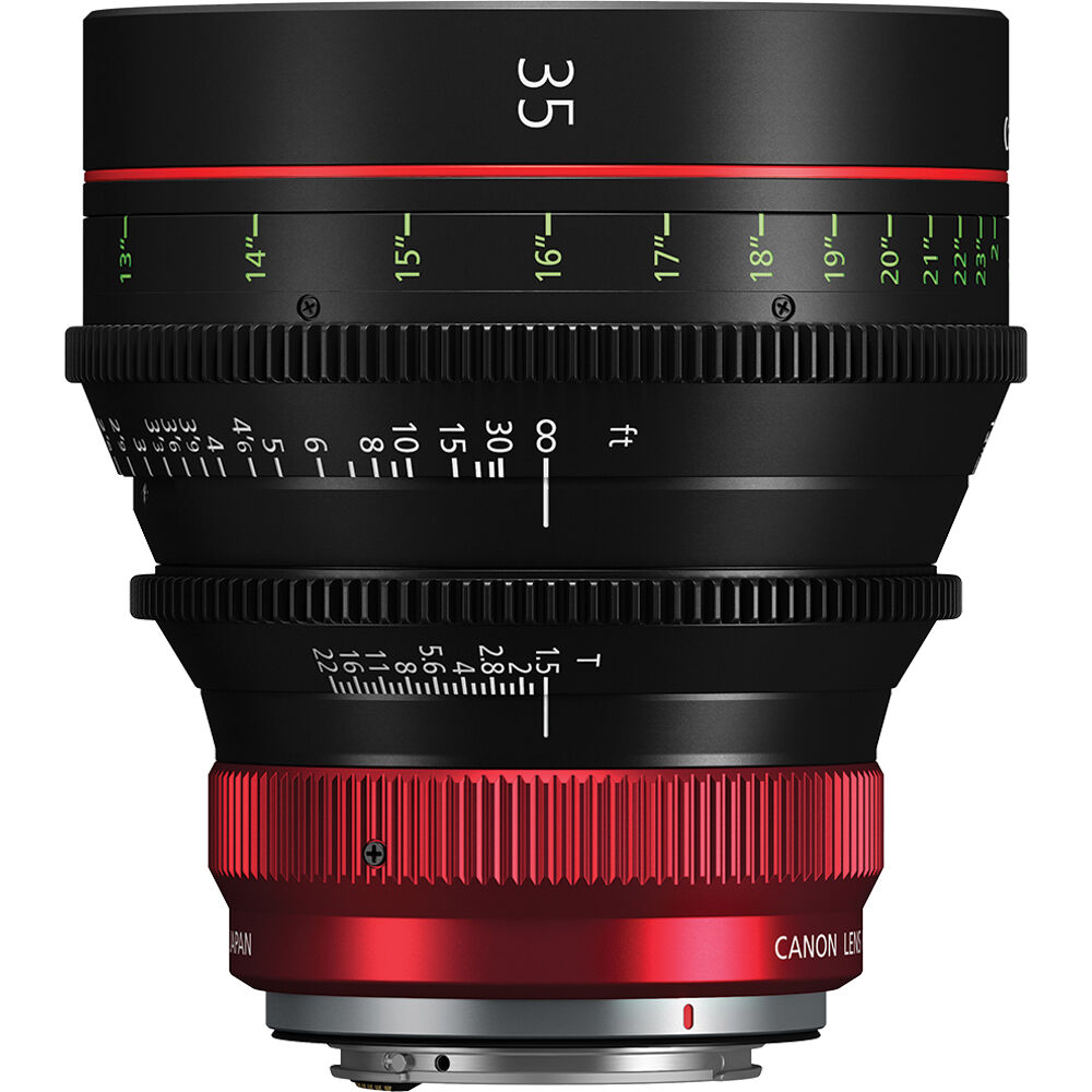 Кино обектив Canon CN-R 35mm T1.5 L F (метричен)