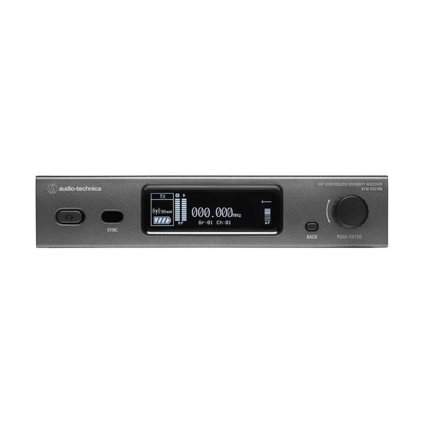 Безжичен система Audio-Technica ATW-3212/C710 EF1 590.000-649.975 MHz - Ръчен микрофон със сменяема капсула и настолен приемник