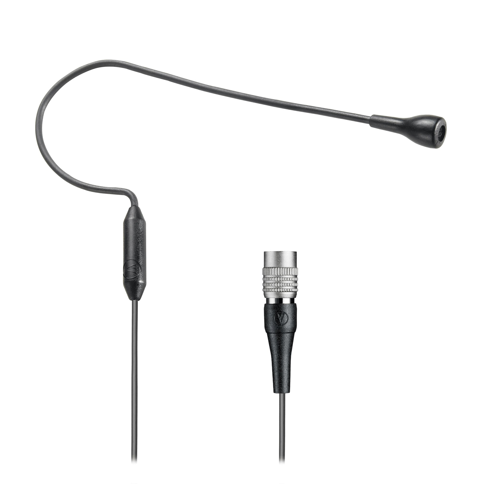 Хедсет Audio-Technica Pro92cW омни кондензаторен микрофон за поставяне на ухо - черен