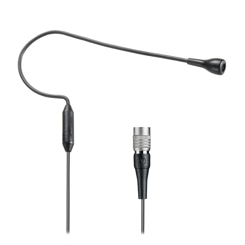 Хедсет Audio-Technica Pro92cW омни кондензаторен микрофон за поставяне на ухо - черен