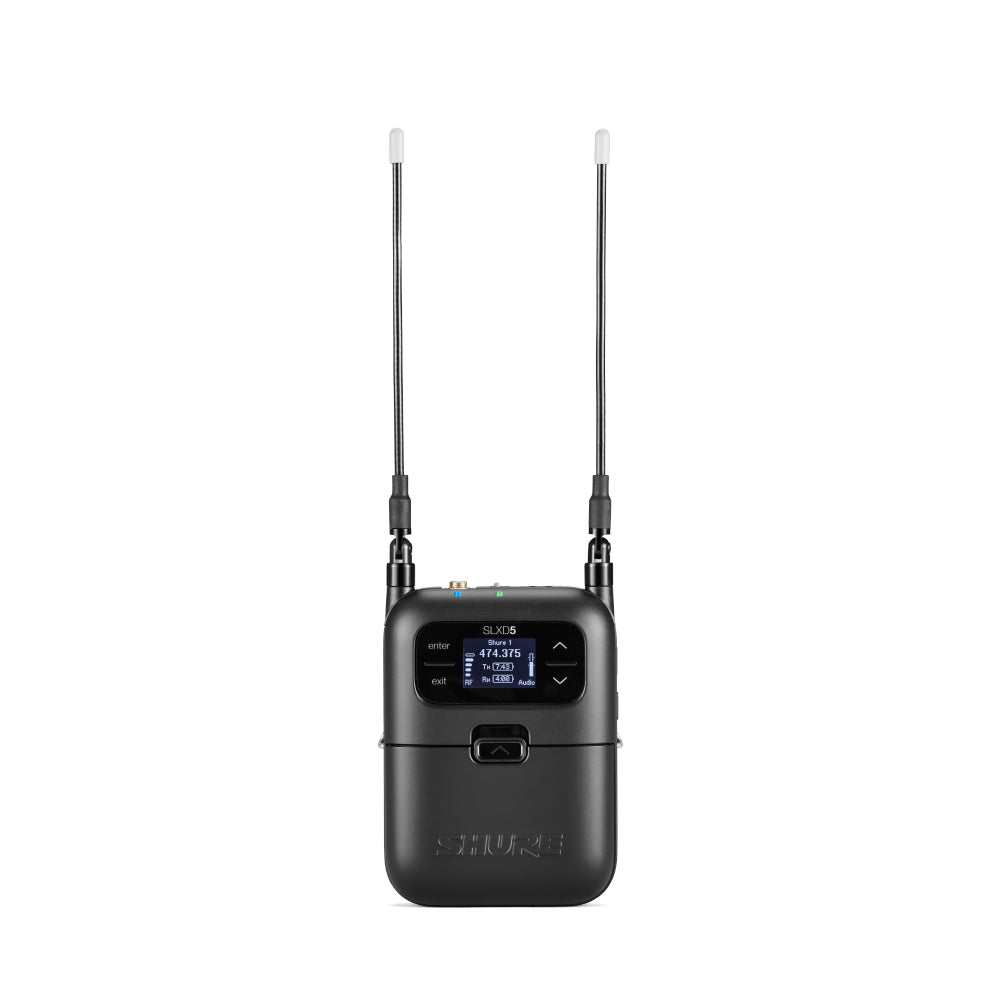 Shure SLXD15 G59(470-514 MHz) Digital Camera-Mount Wireless System with Bodypack