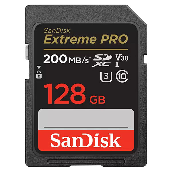 SD Карта памет SanDisk Extreme Pro SDXC 128GB - 200MB/s V30 UHS-I U3