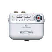 Zoom F2 -32-bit float Field Recorder with included lavalier mic - White