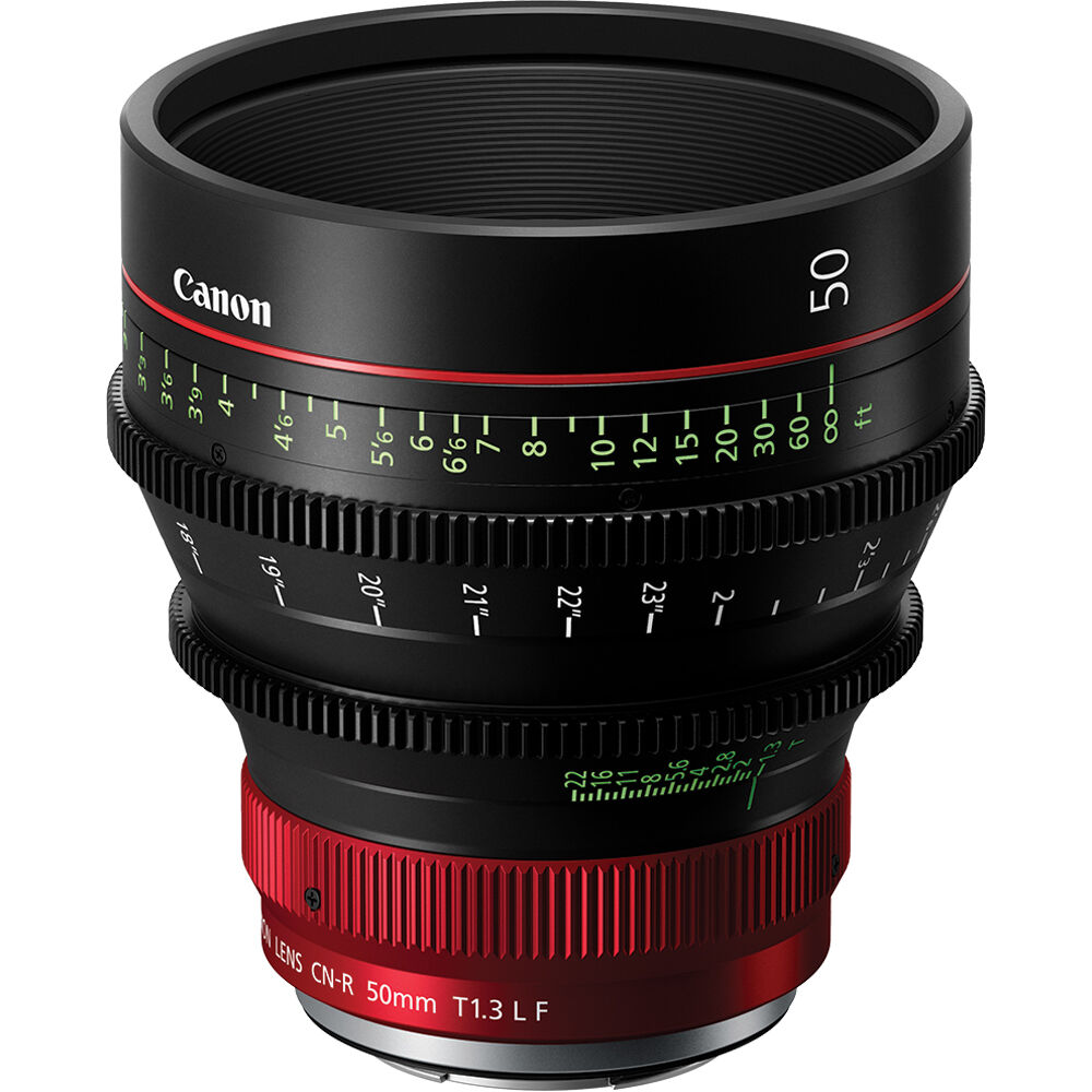 Кино обектив Canon CN-R 50mm T1.3 L F (метричен)