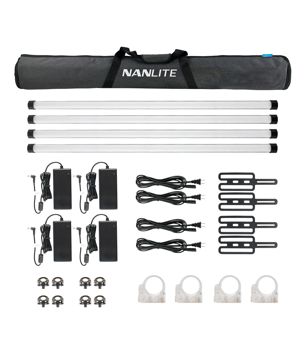 Nanlite PavoTube II 30X LED Tube Light of 4 kit