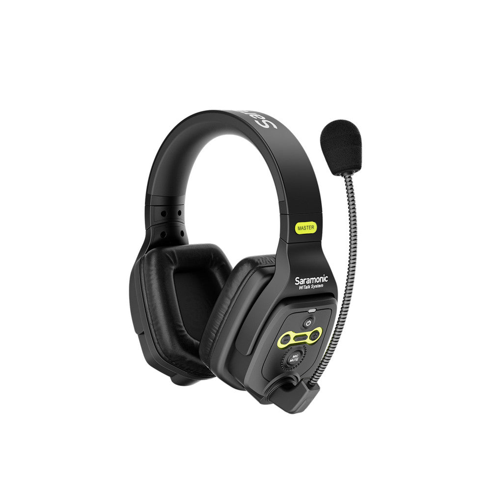WiTalk-WT5D 5-Person Full-Duplex 1.9GHz Wireless Dual-Ear Headset Intercom System with Hard Case