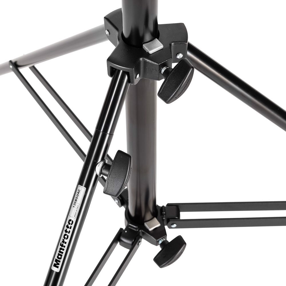 Статив за осветление Manfrotto Black Steel Air-cushioned Heavy Duty Stand 126BSUAC 5г. гаранция
