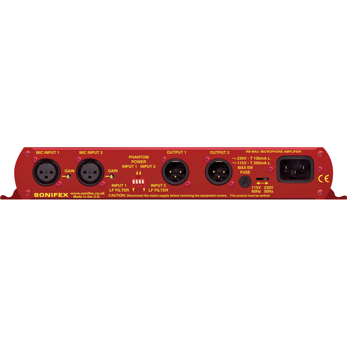Предусилвател за микрофон Sonifex RB-MA2 - двоен