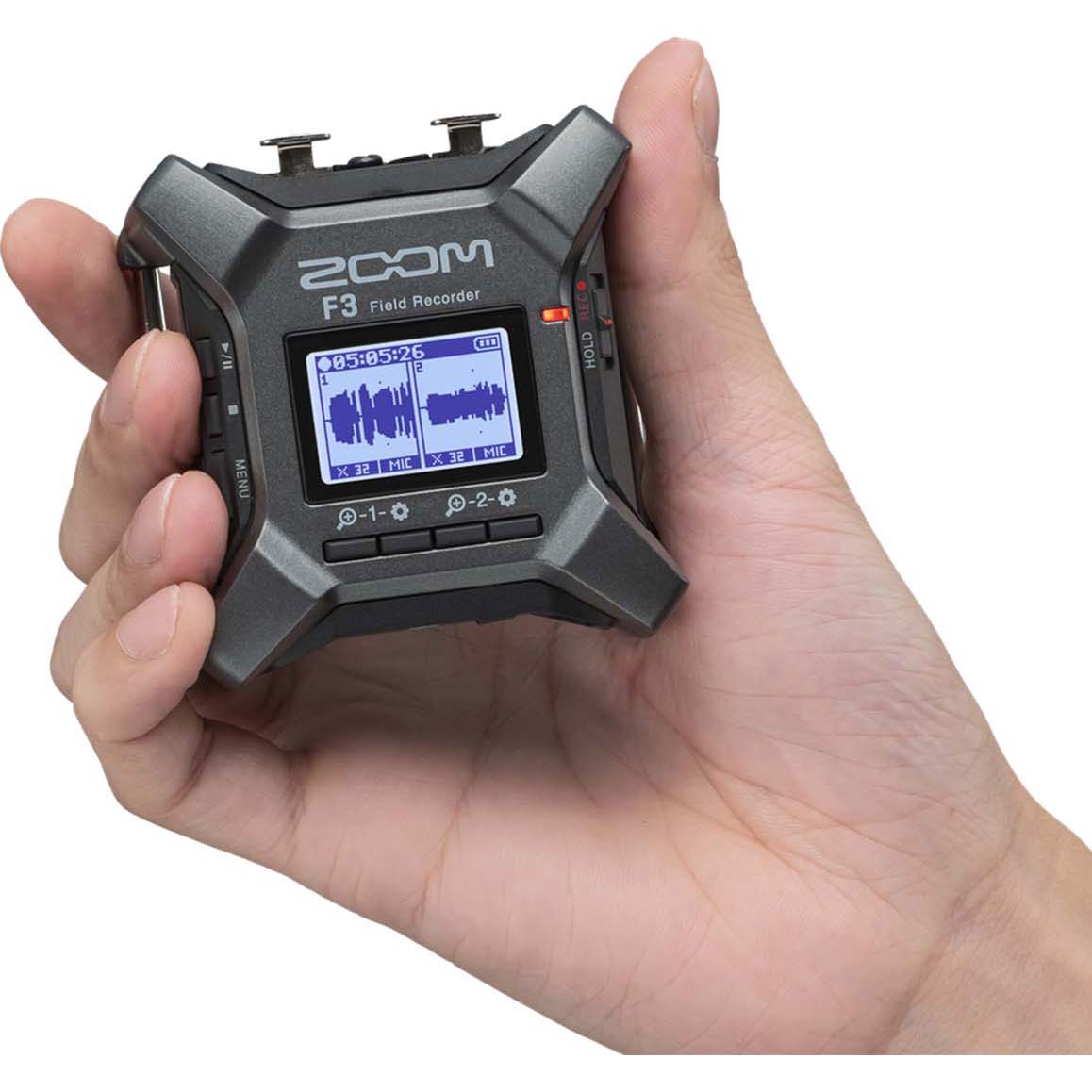 Zoom F3 MultiTrack Field Recorder - 32-Bit Float