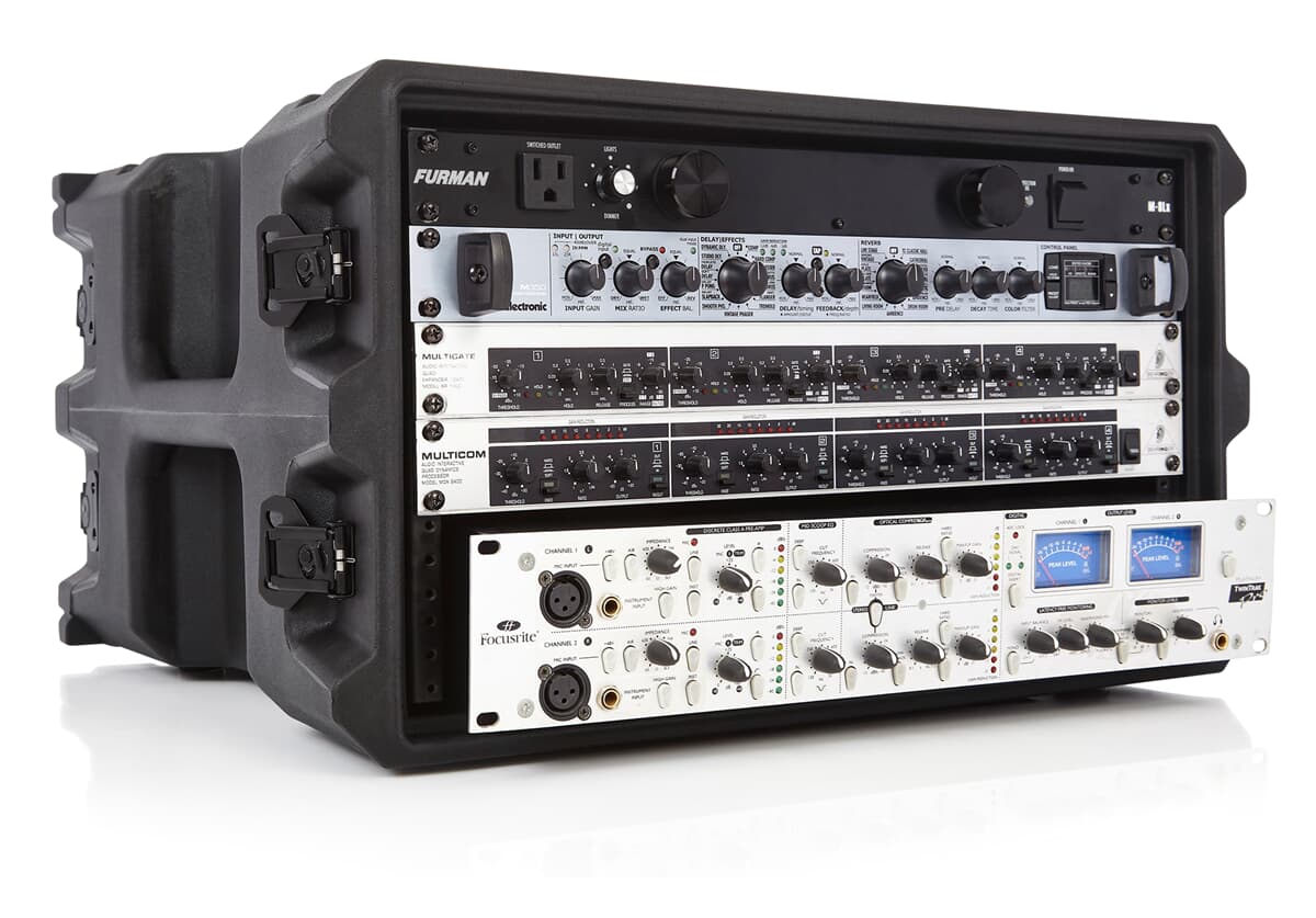 Аудио рак  Gator Frameworks 6U, 19 inches Deep Molded Audio Rack