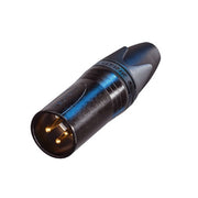 Конектор NEUTRIK, 3 пинов XLR - мъжки (black)