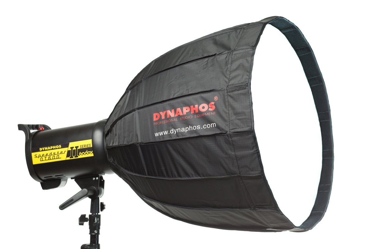 Dynaphos 50cm Portable Deep Parabolic Softbox Bundle + Grid
