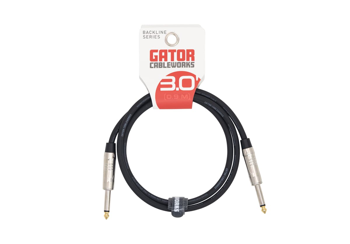 Кабел колонен Gator Cableworks GCWB-SPK-03 6.3mm към 6.3mm TS - 0.9m