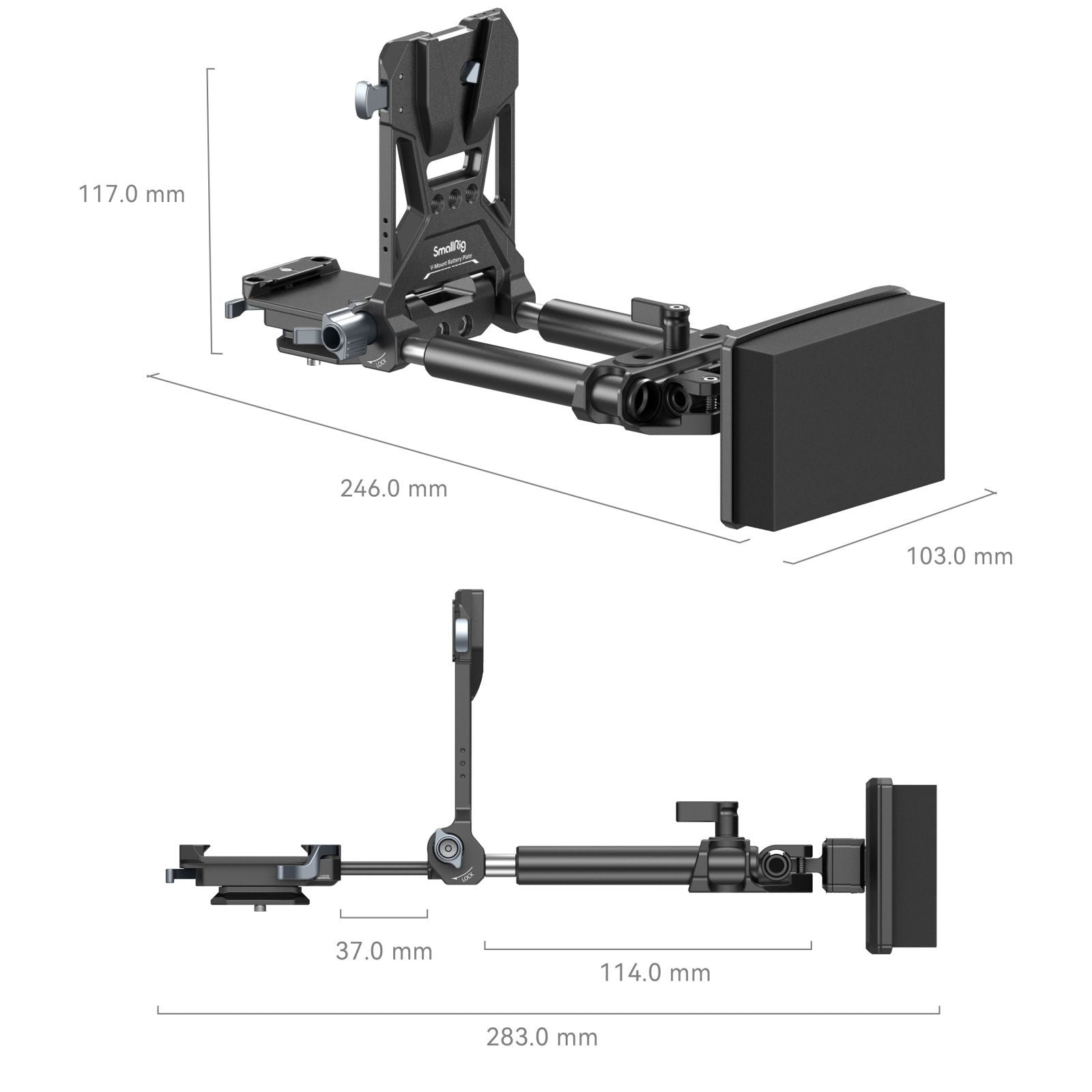SmallRig компактна система за монтаж на V-Mount батерия 4063B
