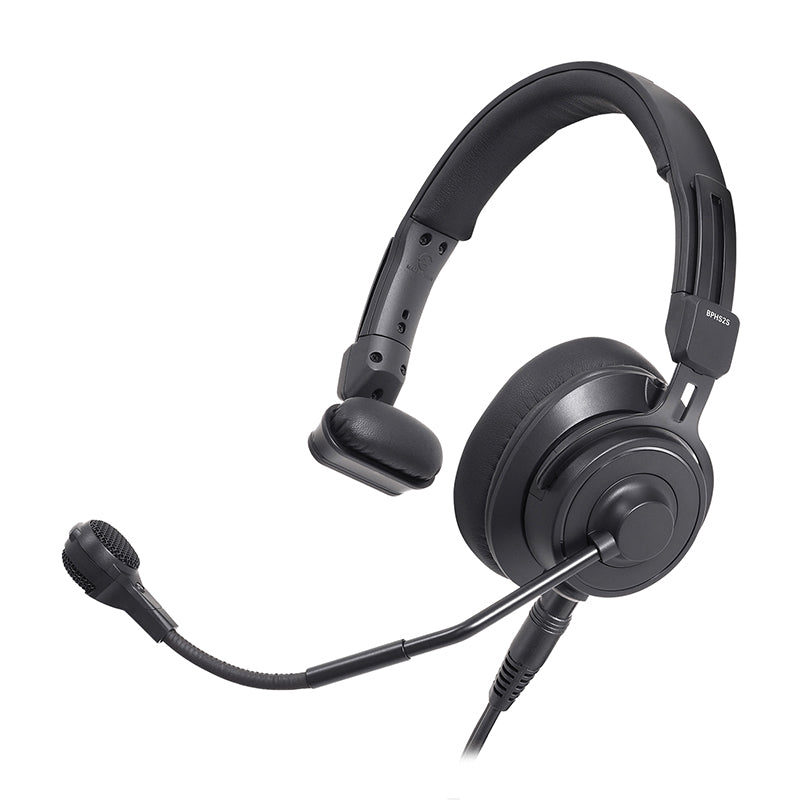 Audio-Technica BPHS2 Broadcast Stereo Headset with Dynamic mic. XLR + 6.3mm - Single