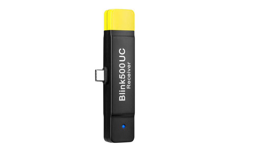 Двуканален приемник Saramonic BLINK 500 RXUC - USB-C за безжични брошки