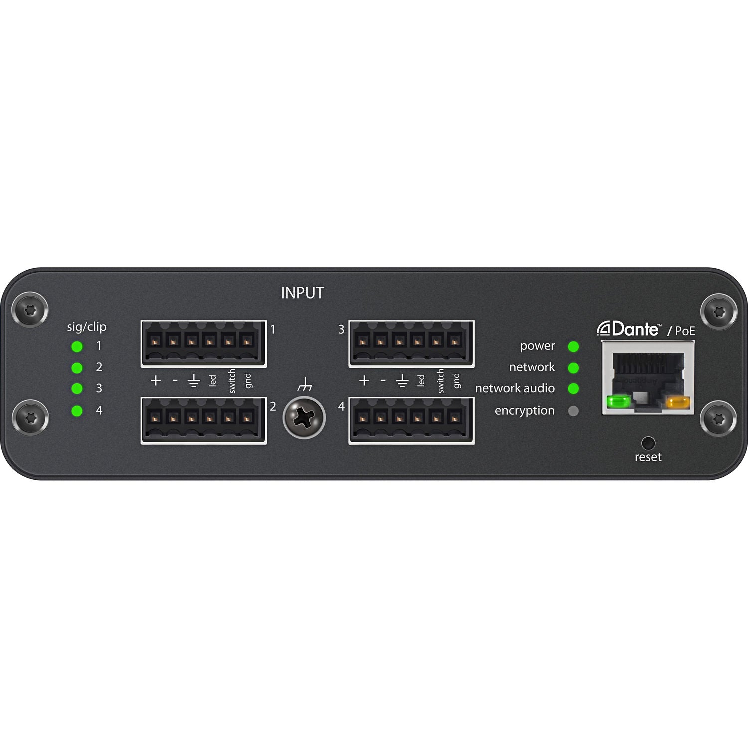 Аудио интерфейс ANI4IN Audio Network Interface - Block