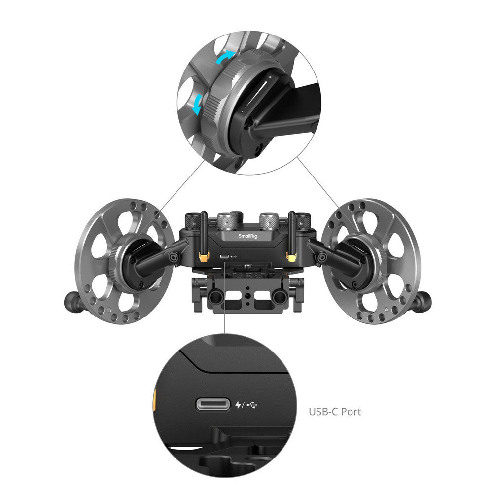 SmallRig Колела за управление на гимбали (DJI RS серия)