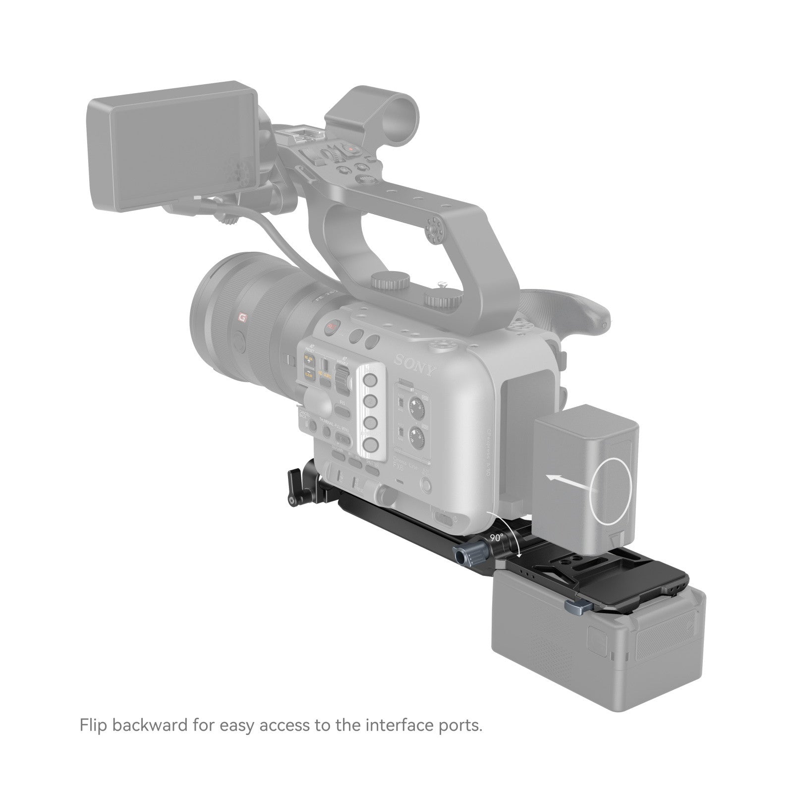 Комплект за монтиране на батерии V-Mount за кинокамери SmallRig