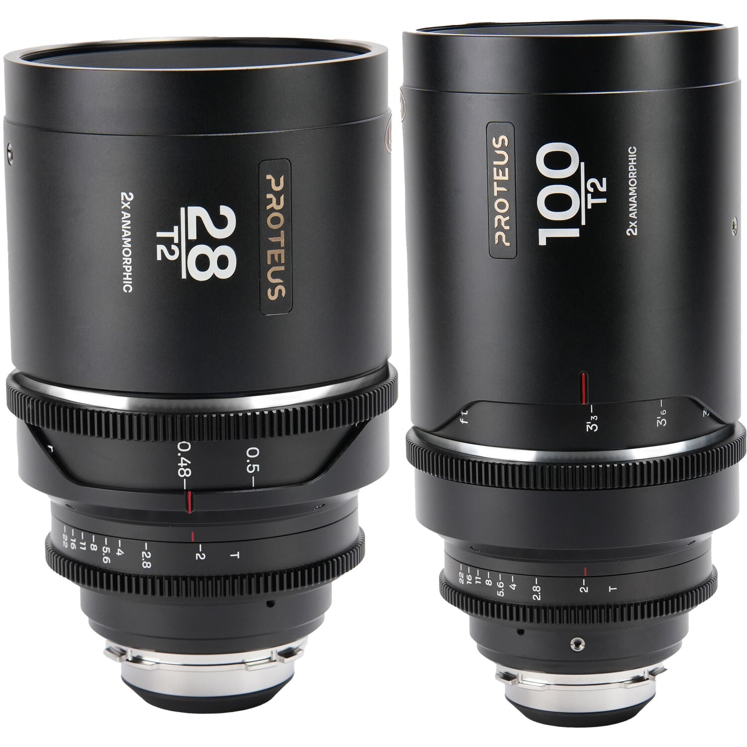 Двоен комплект Laowa Proteus 2X Anamorphic Set C (28mm, 100mm)- сребрист отенък - метров