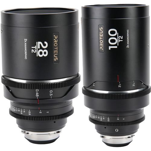Двоен комплект Laowa Proteus 2X Anamorphic Set C (28mm, 100mm)- сребрист отенък - метров