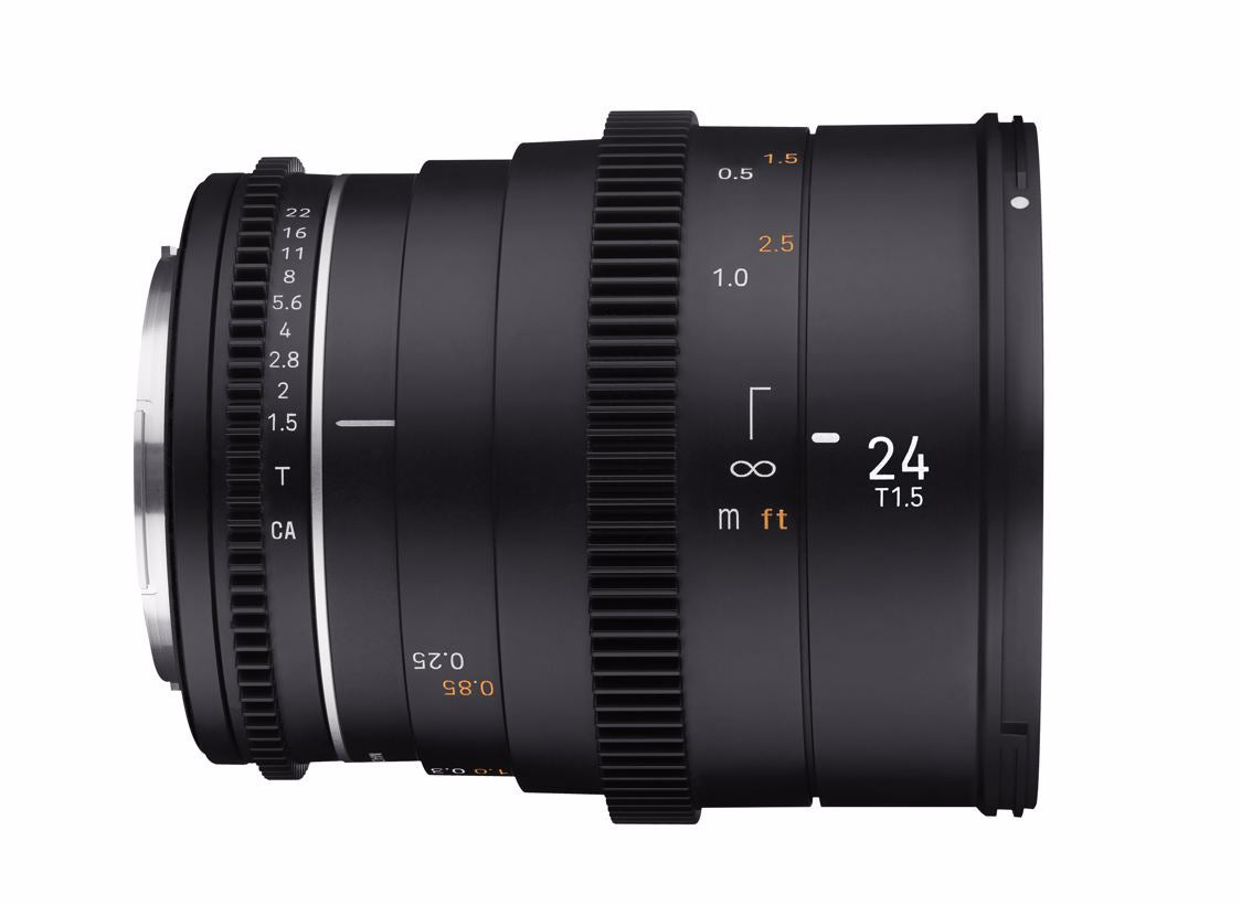 Обектив Samyang 24mm T1.5 VDSLR MK2 за Canon EF