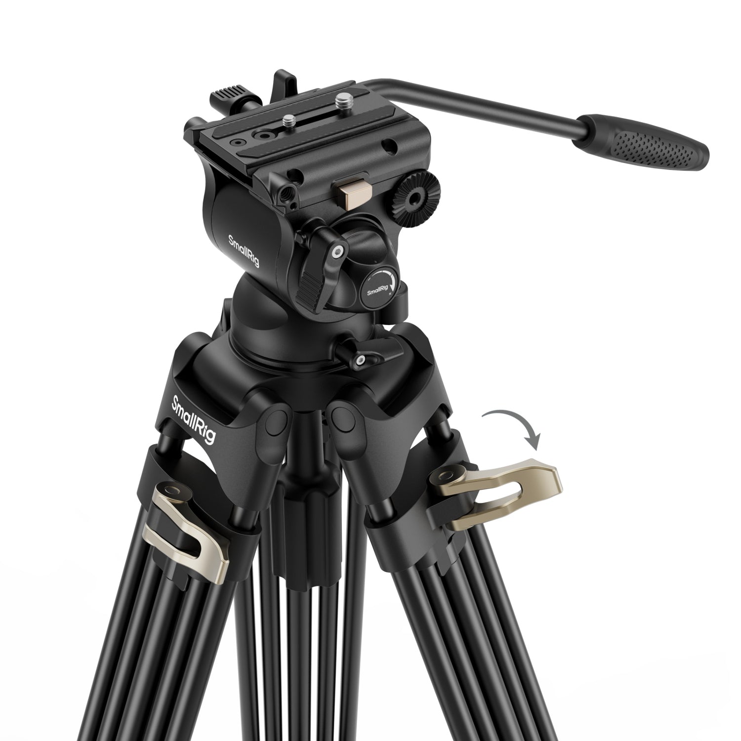 Комплект видео статив SmallRig Heavy-Duty Fluid Head Tripod AD-01S 4686
