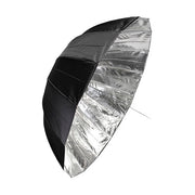 Deep silver reflective umbrella 135 cm Fibro