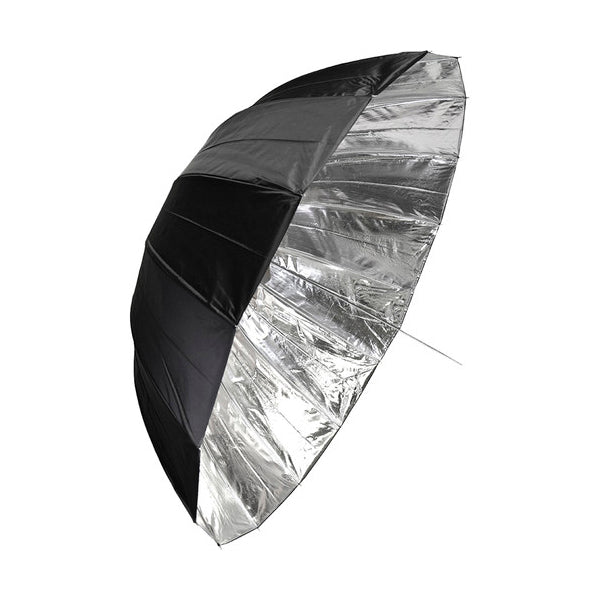 Deep silver reflective umbrella 135 cm Fibro
