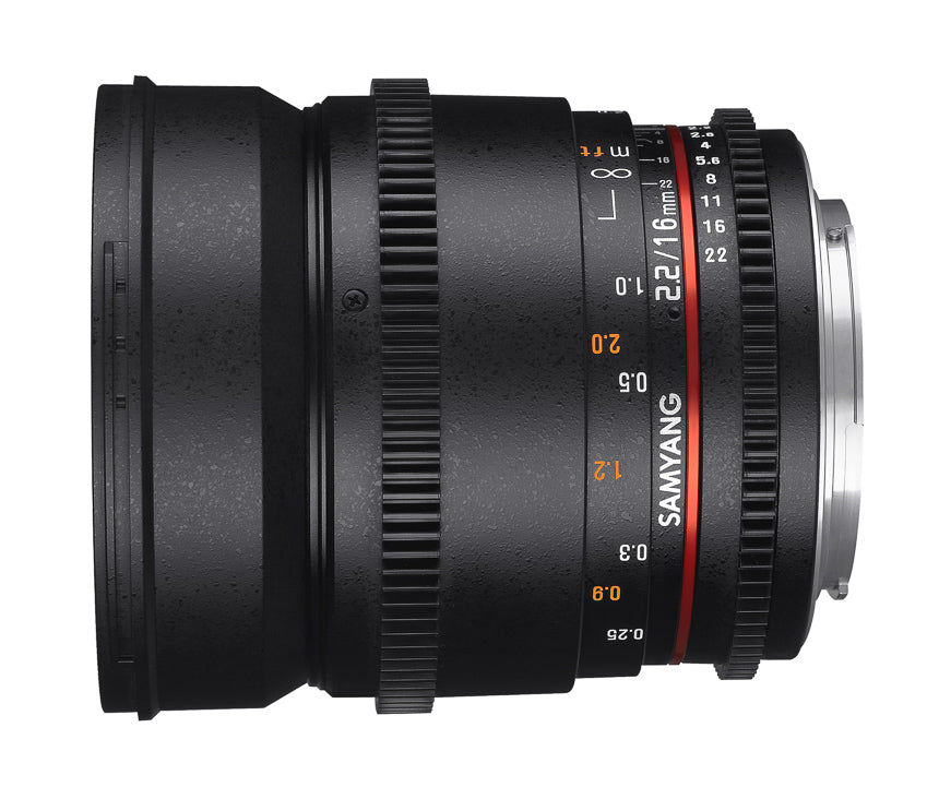 Samyang 16mm T2.2 VDSLR II ED AS UMC CS for Sony E