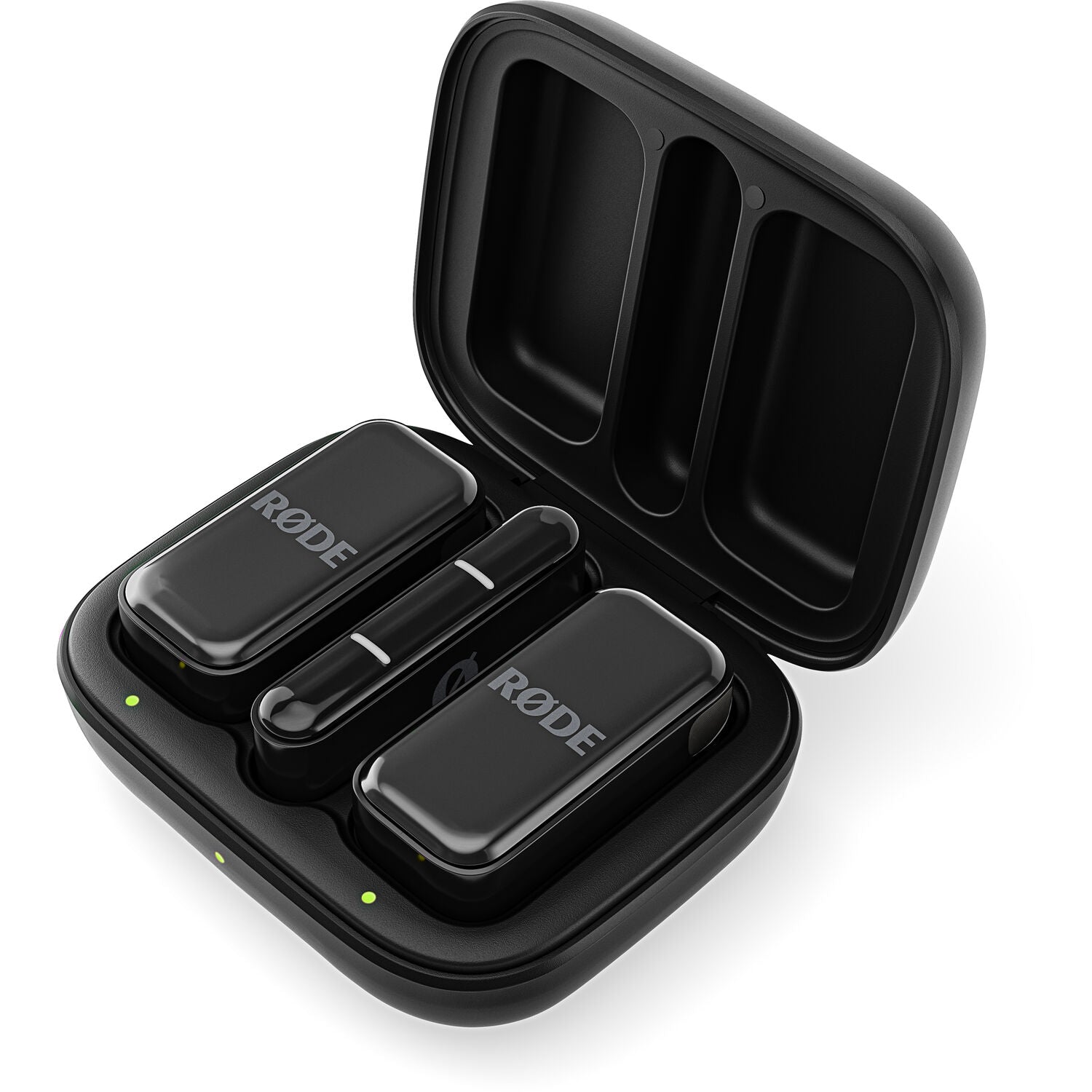 Комплект безжична брошка Rode Wireless Micro - 2бр. предавател и 1бр. двуканален приемник - Черно - Lightning