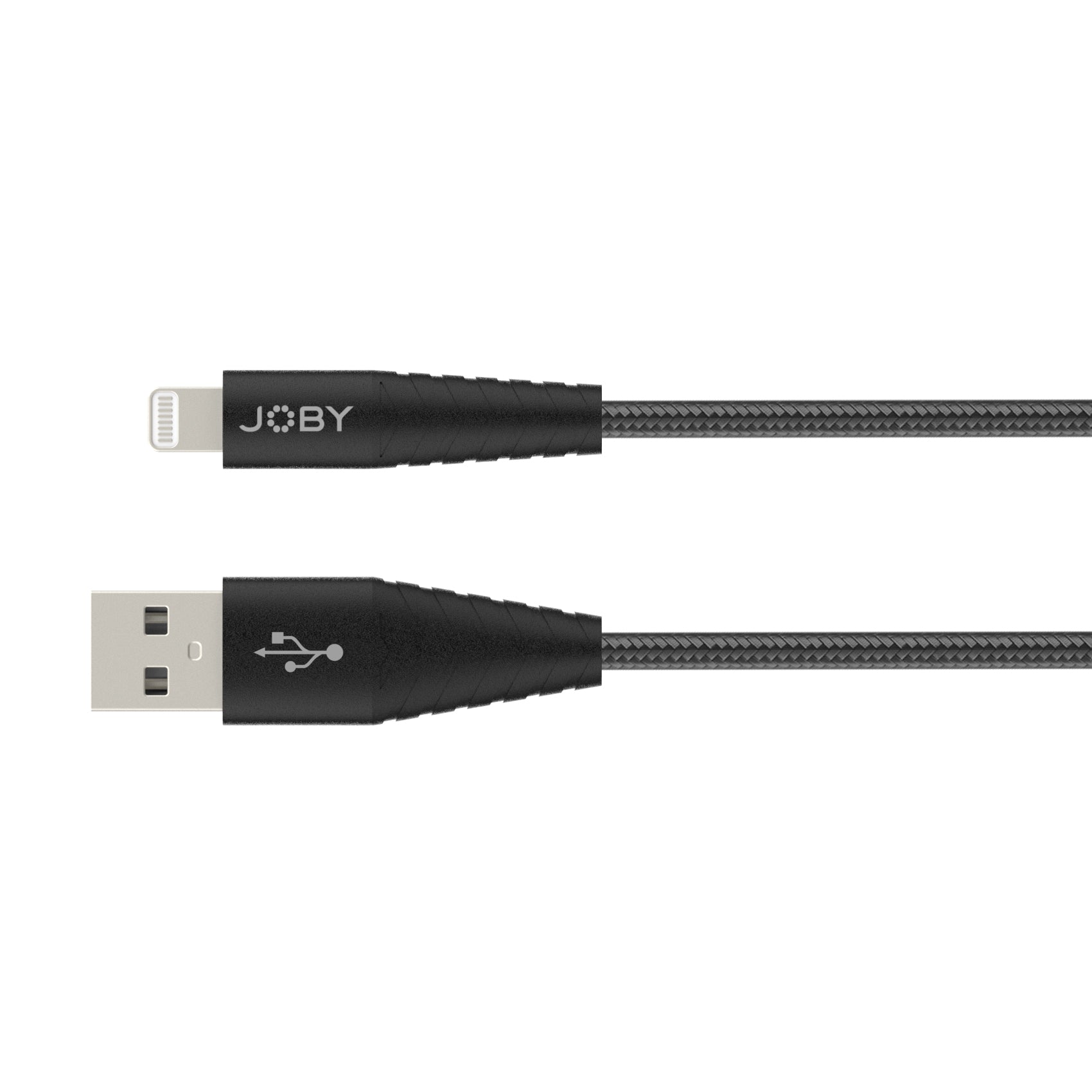 Кабел Joby Charge and Sync Lightning Cable 1.2m Черен - MFi сертифициран