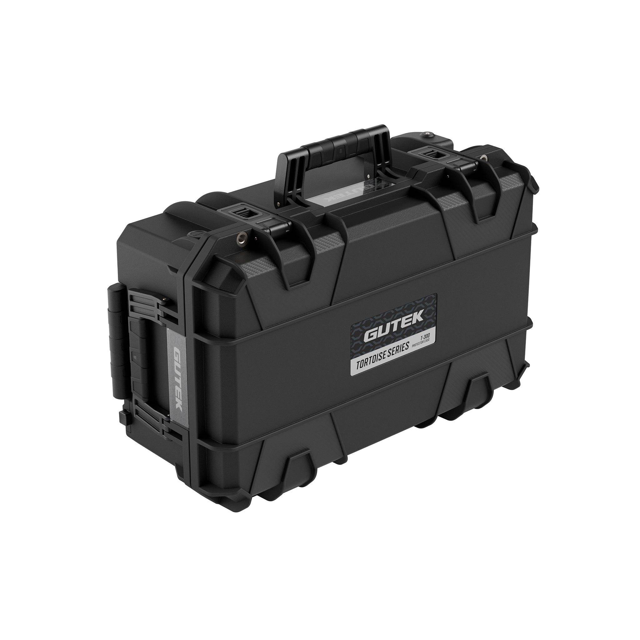 Твърд куфар с колелца GUTEK Tortoise T-300 Black - IP67