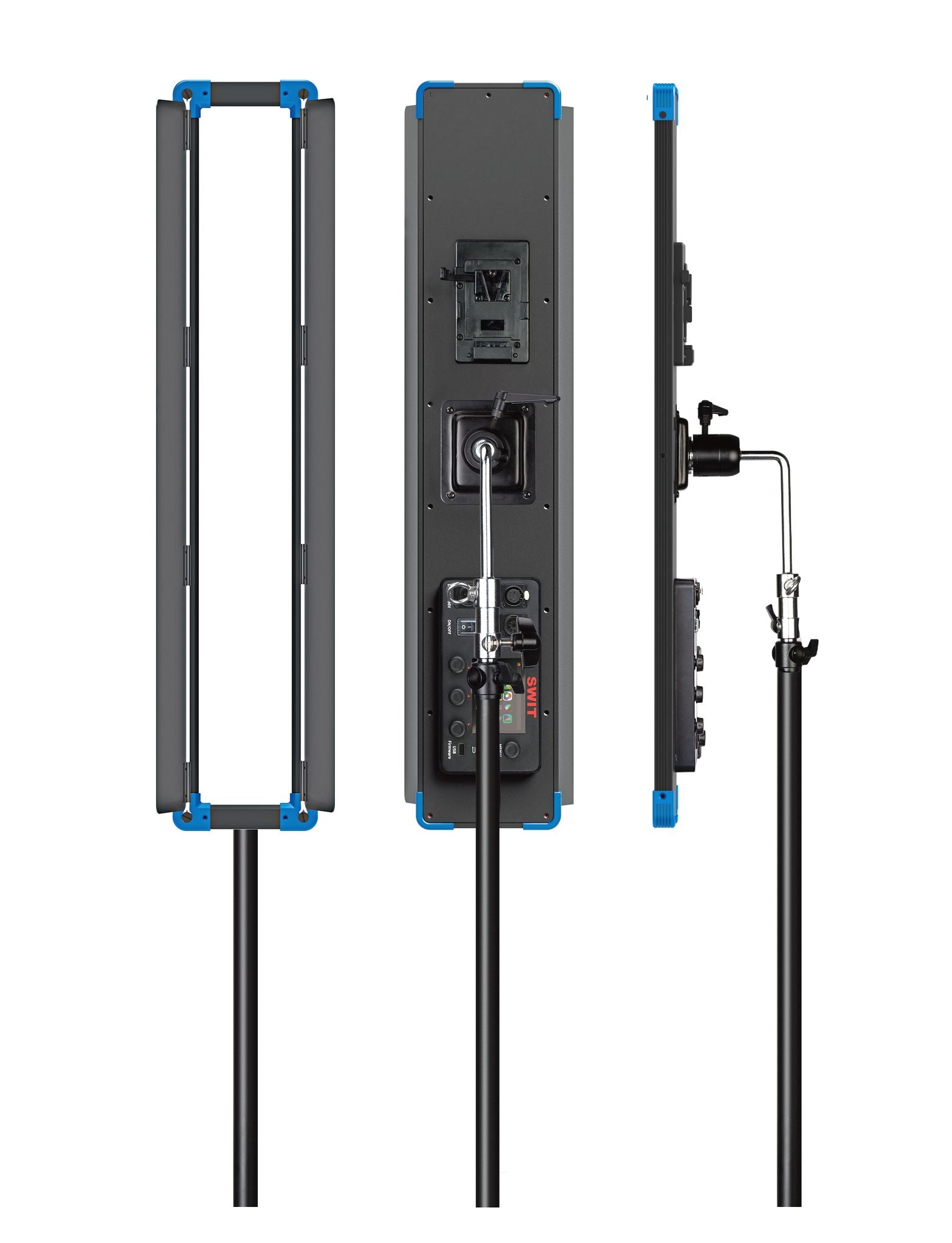 Диоден панел SWIT 100W VANGO-100L 8:1 RGBW Panel Light, 2.1cm ultra slim, V-Mount, DMX and APP