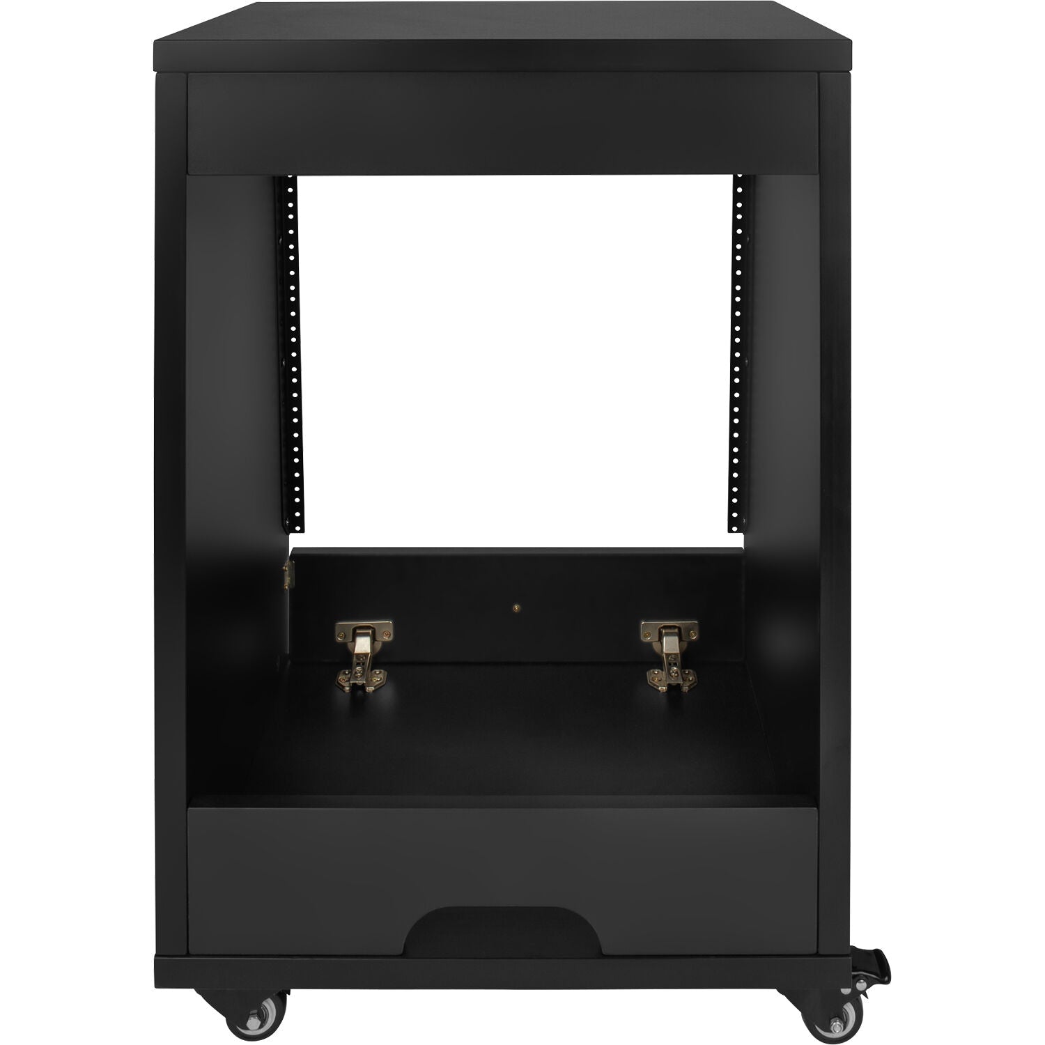Рак шкаф с колелца Gator Frameworks Studio Rack - 12U Черен