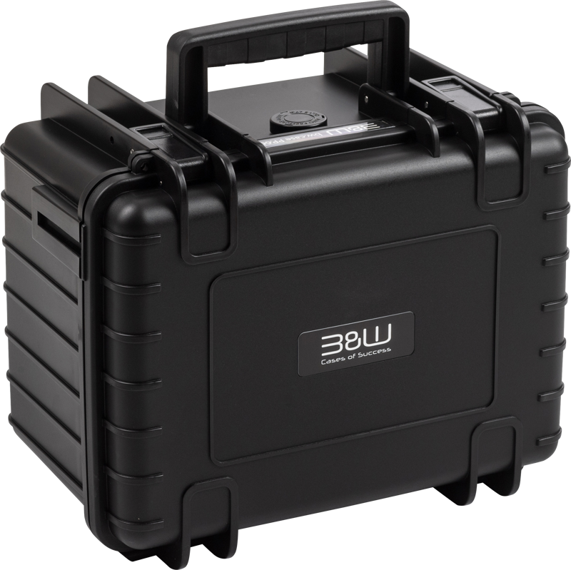 Удароустойчив куфар B&W Type 2000 за DJI Mini 5 PRO - черен